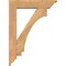 Ekena Millwork Imperial Traditional Smooth Bracket w/ Offset Brace, Western Red Cedar, 5 1/2"W x 22"D x 30"H BKT0604X22X30IMP01SWR - alternate 4